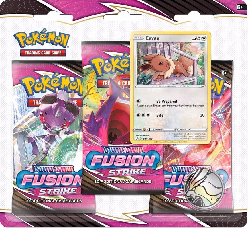 Fusion Strike 3 Pack Blister [Eevee]