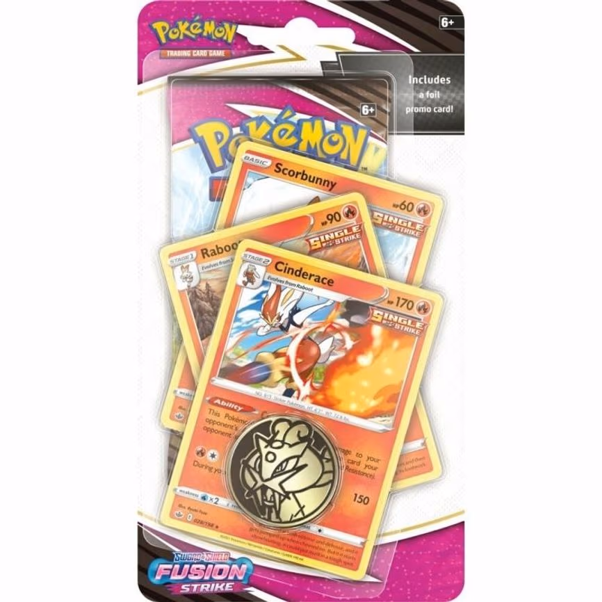 Fusion Strike Premium Checklane Blister [Cinderace]