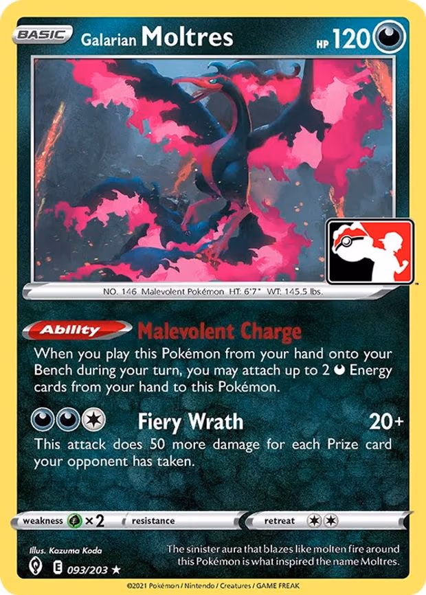 Galarian Moltres - Rare (093/203)