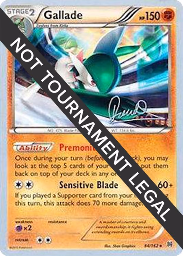 Gallade - 2017 (Diego Cassiraga) - Rare (84/162)