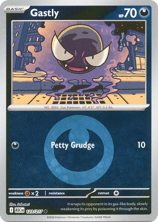 Gastly (Energy Symbol Pattern) - Common (123/217)