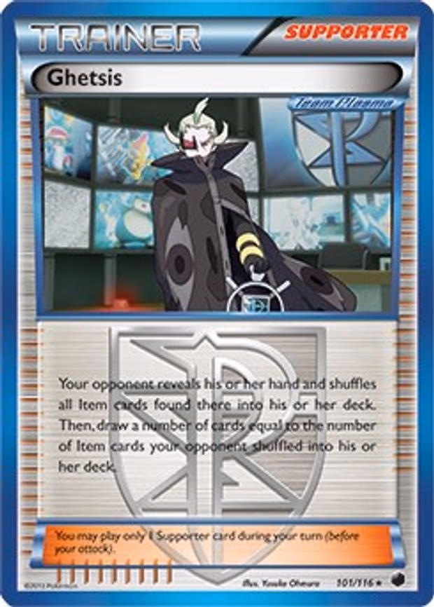 Ghetsis - 101/116 (BW Plasma Freeze) - Rare (101/116)