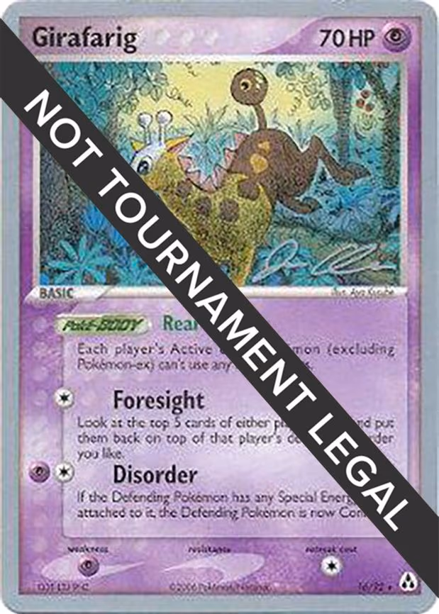 Girafarig - 2006 (Jason Klaczynski) - Rare (16/92)