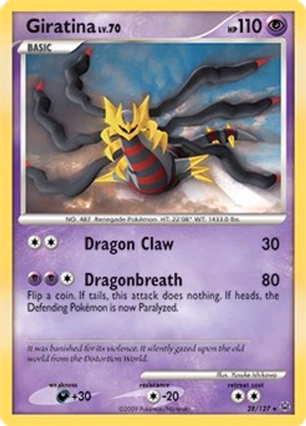 Giratina Lv. 70 - 28/127 (DPPt Platinum) - Holo Rare (028/127)