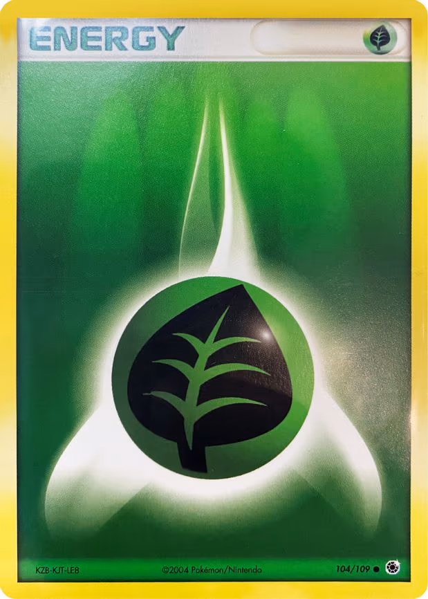 Grass Energy - 104/109 (EX Hidden Legends) - Common (104/109)