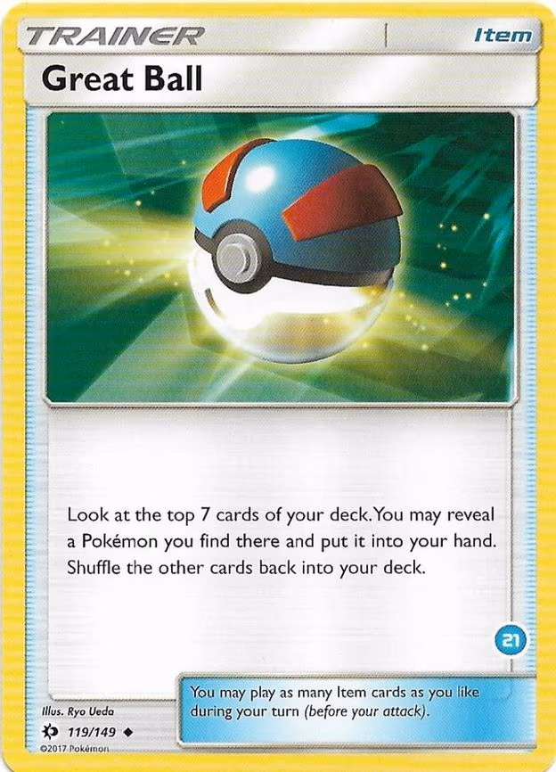 Great Ball (#21, Alolan Ninetales Half-Deck) - Uncommon (21/30)