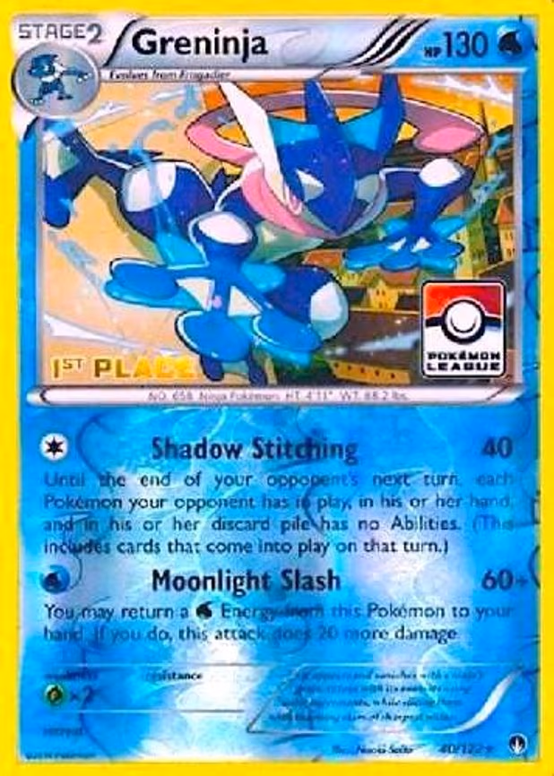 Greninja - 40/122 (Pokemon League)