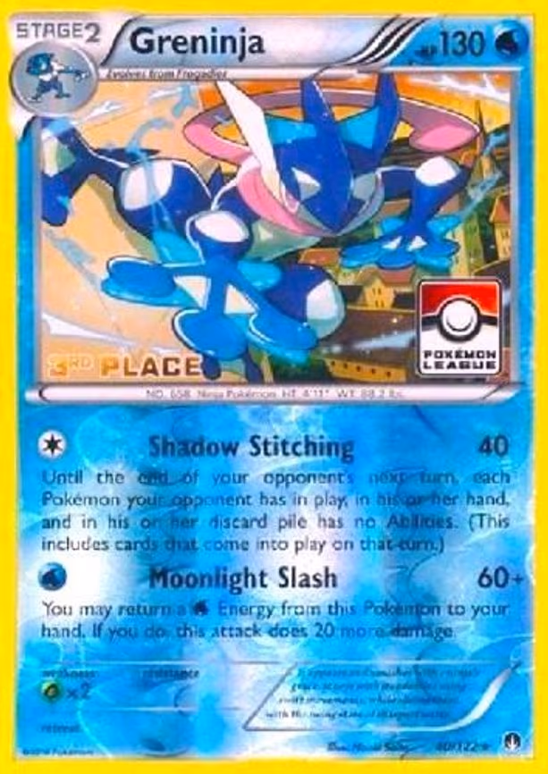 Greninja - 40/122 (Pokemon League)