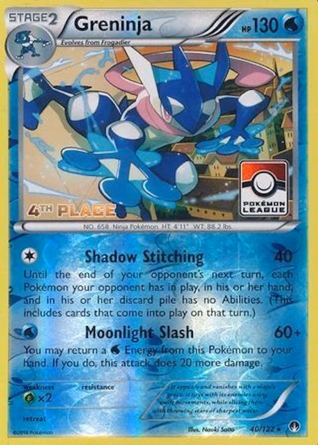 Greninja - 40/122 (Pokemon League)