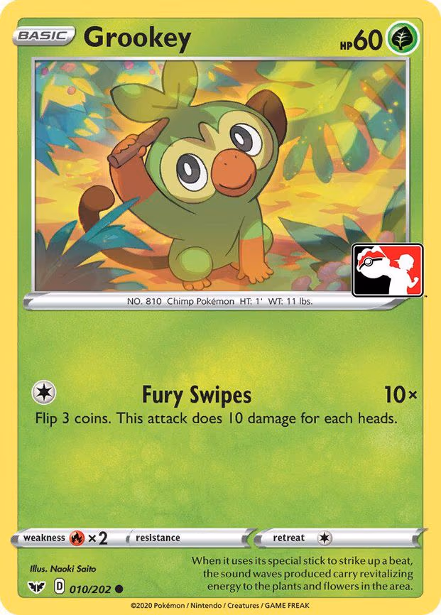 Grookey (Library Exclusive) - Common (011/202)