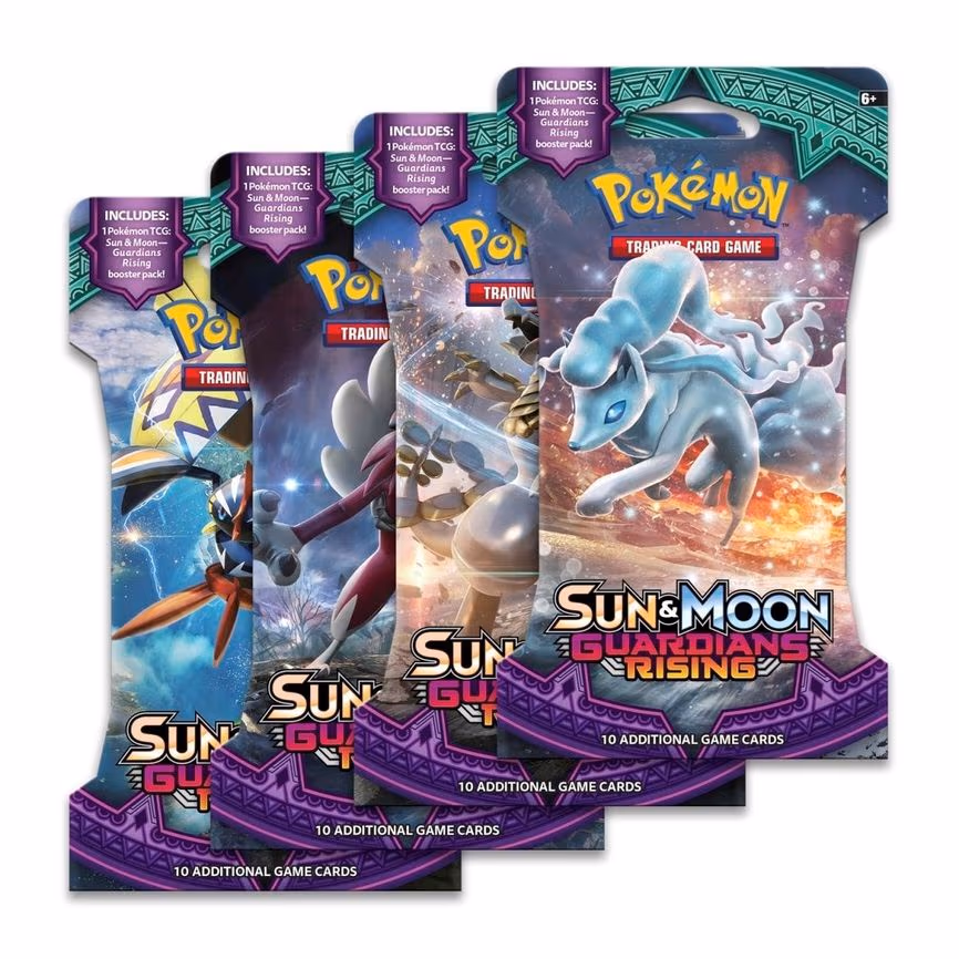 Guardians Rising Sleeved Booster Pack Art Bundle [Set of 4]