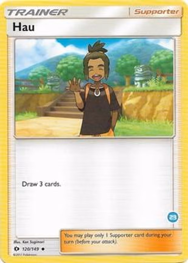 Hau (23) (Alolan Ninetales Half-Deck) - Uncommon (120/149)