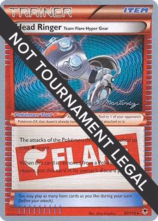 Head Ringer (Team Flare Hyper Gear) - 2015 (Patrick Martinez) - Rare (97/119)