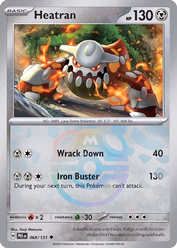 Heatran (Master Ball Pattern) - Uncommon (068/131)
