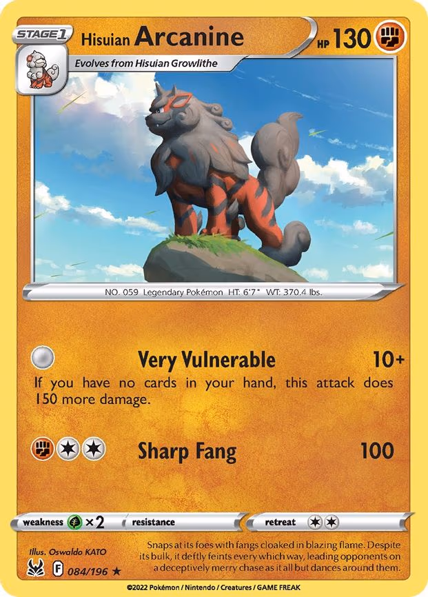 Hisuian Arcanine