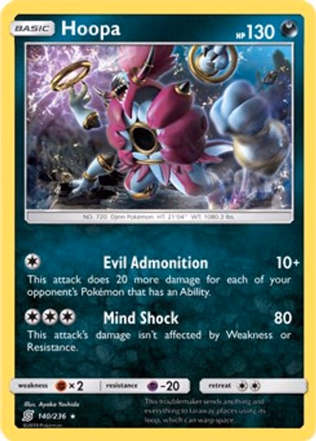 Hoopa - 140/236 (SM Unified Minds) - Rare (140/236)