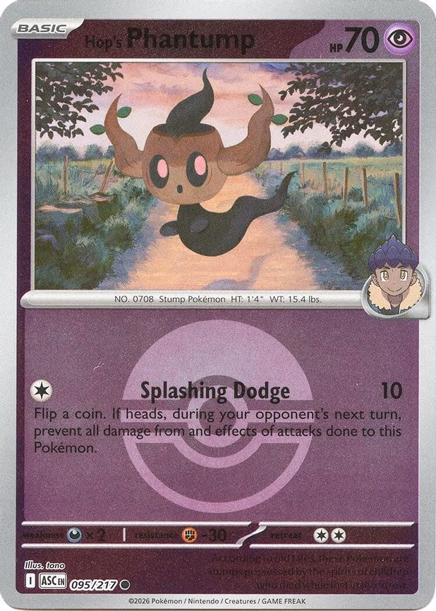 Hop's Phantump (Poke Ball) - Common (095/217)