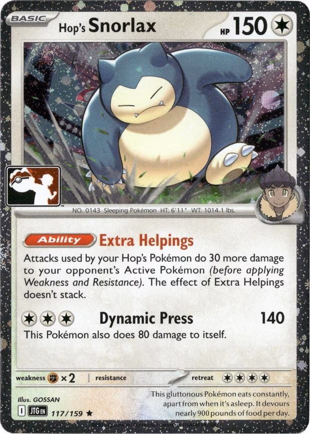 Hop's Snorlax - Rare (117/159)