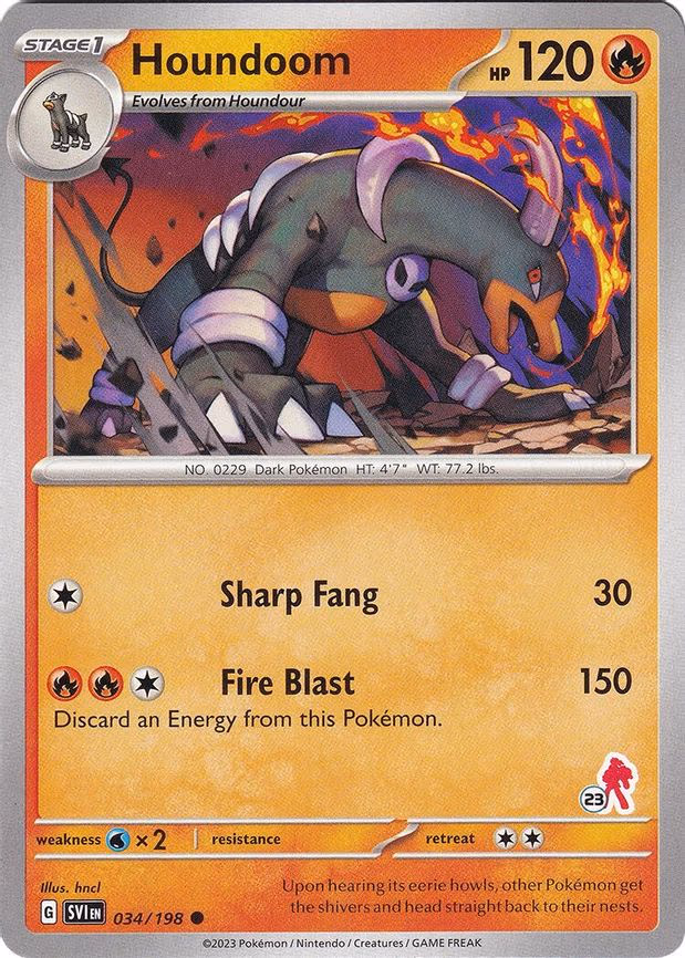 Houndoom - Armarouge 23 - Common (034/198)
