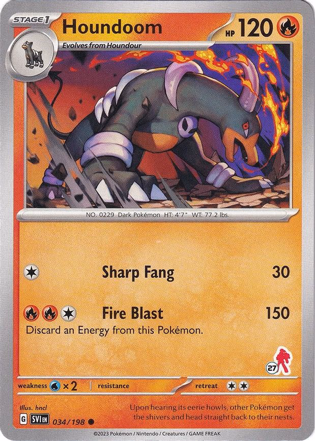 Houndoom - Armarouge 27 - Common (034/198)