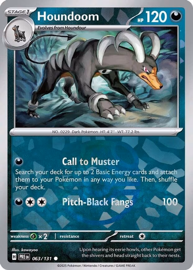 Houndoom (Master Ball Pattern) - Common (063/131)