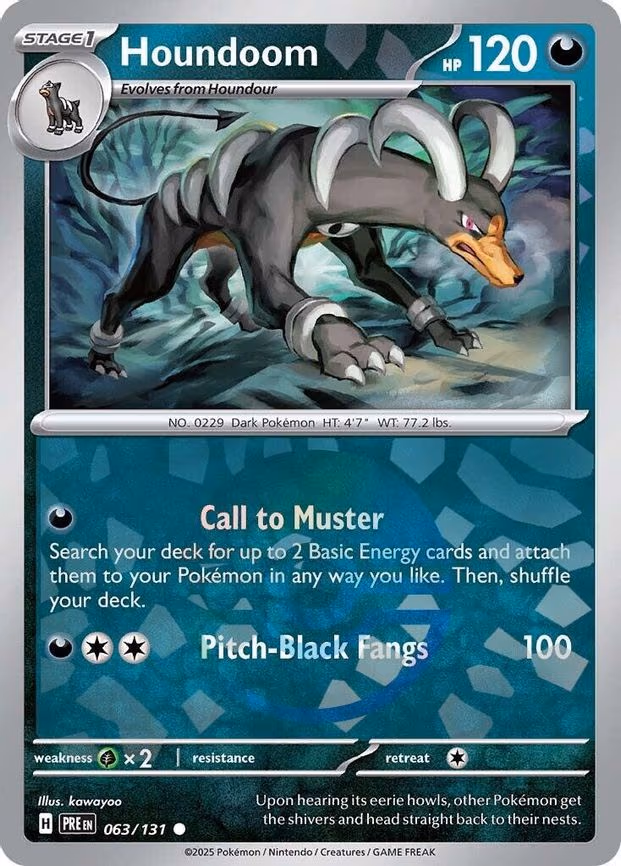 Houndoom (Poke Ball Pattern) - Common (063/131)