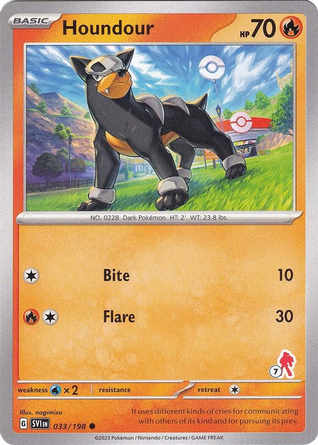 Houndour - Armarouge 7 - Common (033/198)