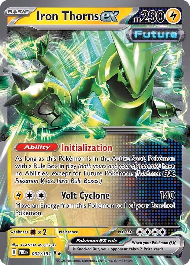 Iron Thorns ex - Double Rare (032/131)