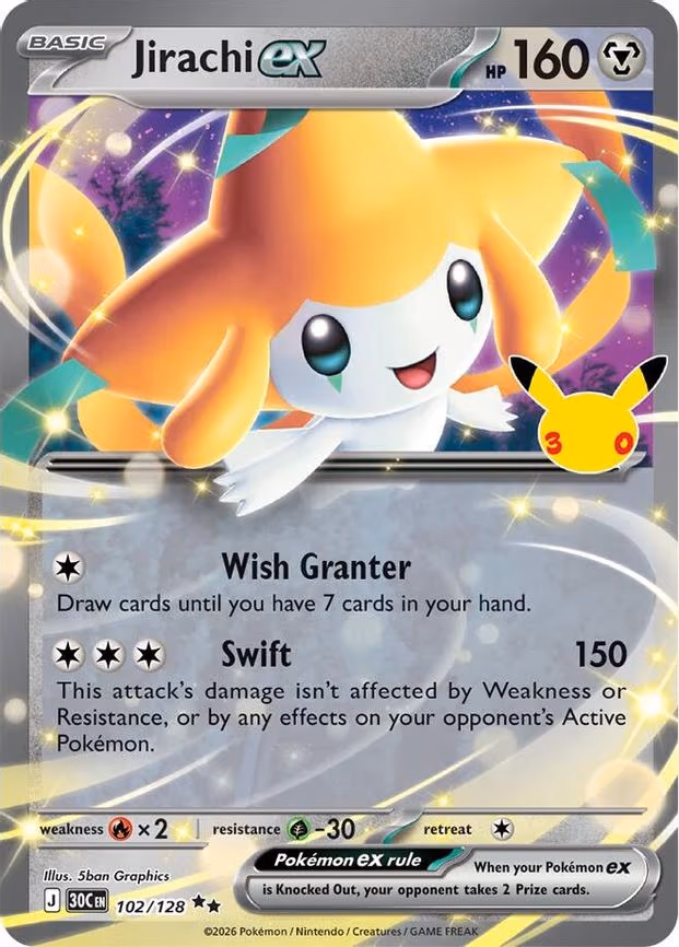 Jirachi ex - Double Rare (102/128)