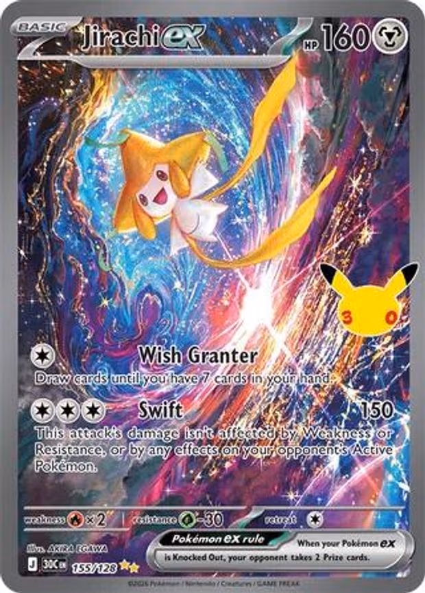 Jirachi ex - Special Illustration Rare (155/128)