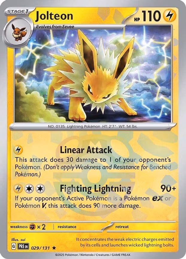 Jolteon (Master Ball Pattern) - Rare (029/131)