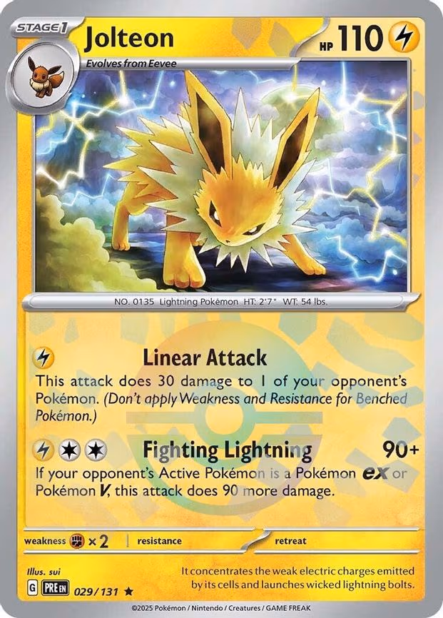 Jolteon (Poke Ball Pattern) - Rare (029/131)