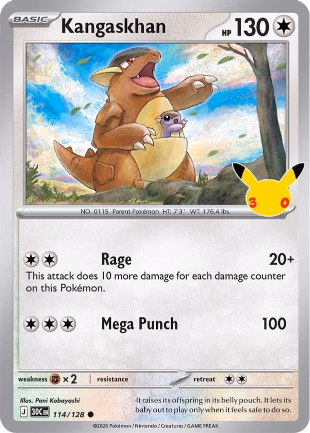 Kangaskhan - Common (114/128)