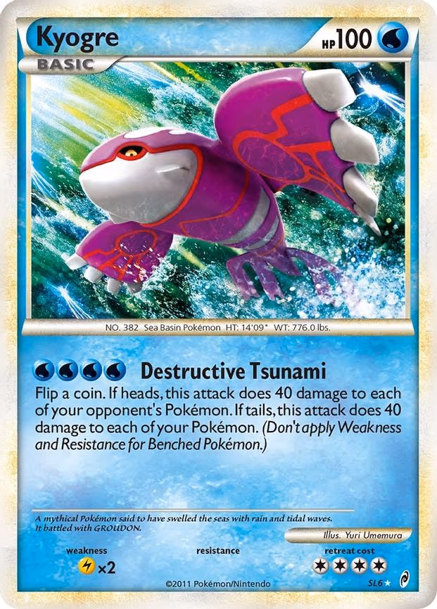 Kyogre (Shiny) - Shiny Holo Rare (SL6)