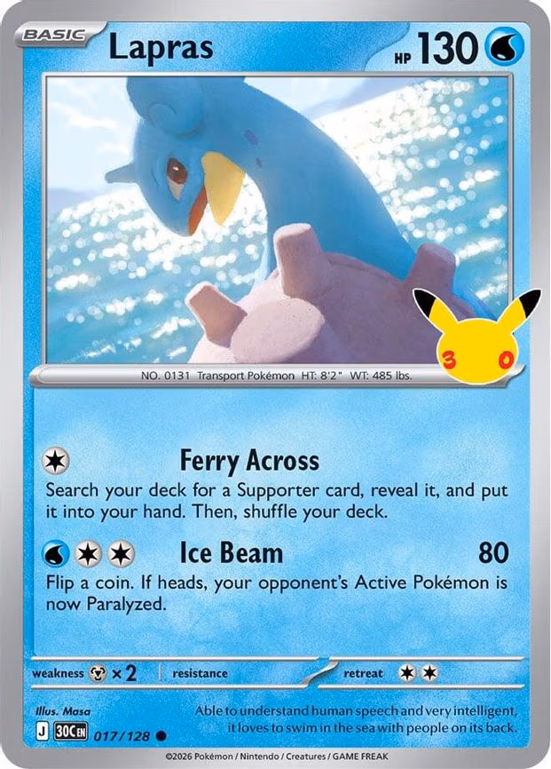 Lapras - Common (017/128)