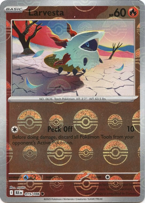 Larvesta (Poke Ball Pattern) - Common (015/086)