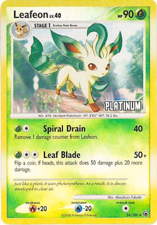 Leafeon - 24/100 [Platinum]