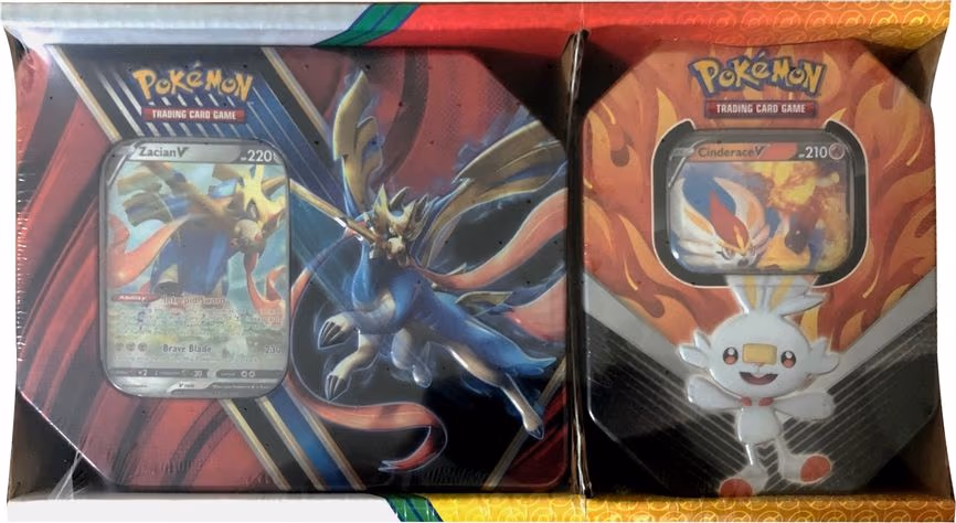 Legends of Galar Tin + Galar Partners Tin 2-pack [Zacian V/Cinderace V] (Retail Exclusive)
