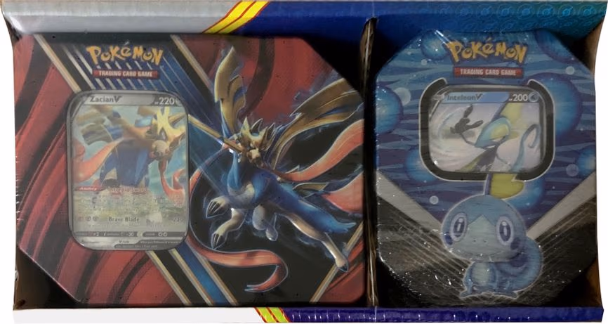 Legends of Galar Tin + Galar Partners Tin 2-pack [Zacian V/Inteleon V] (Retail Exclusive)