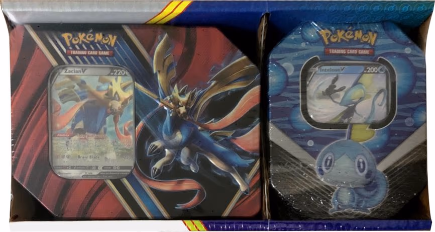 Legends of Galar Tin + Galar Partners Tin 2-pack [Zacian V/Inteleon V] (Retail Exclusive)