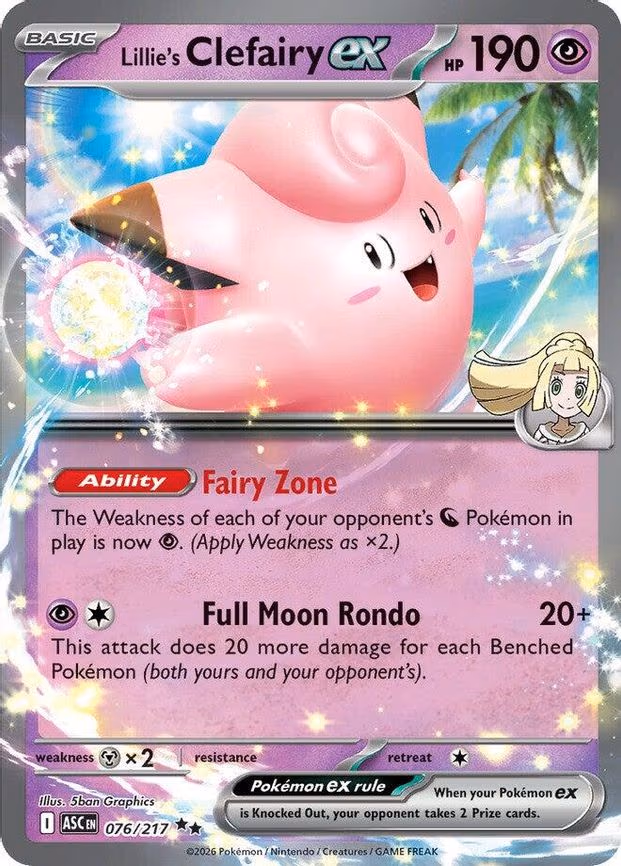Lillie's Clefairy ex