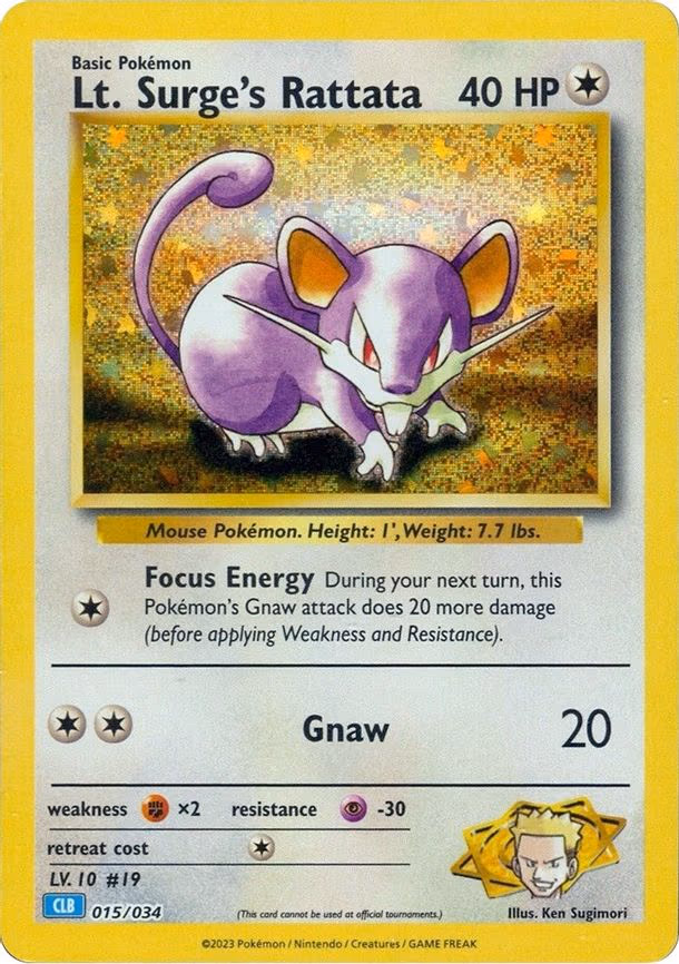 Lt. Surge's Rattata