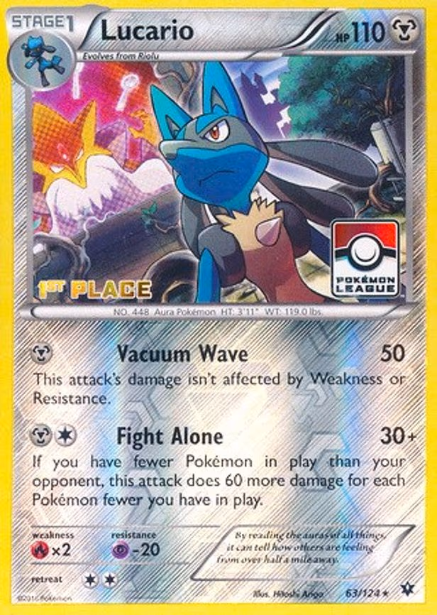 Lucario - 63/124 (Pokemon League)