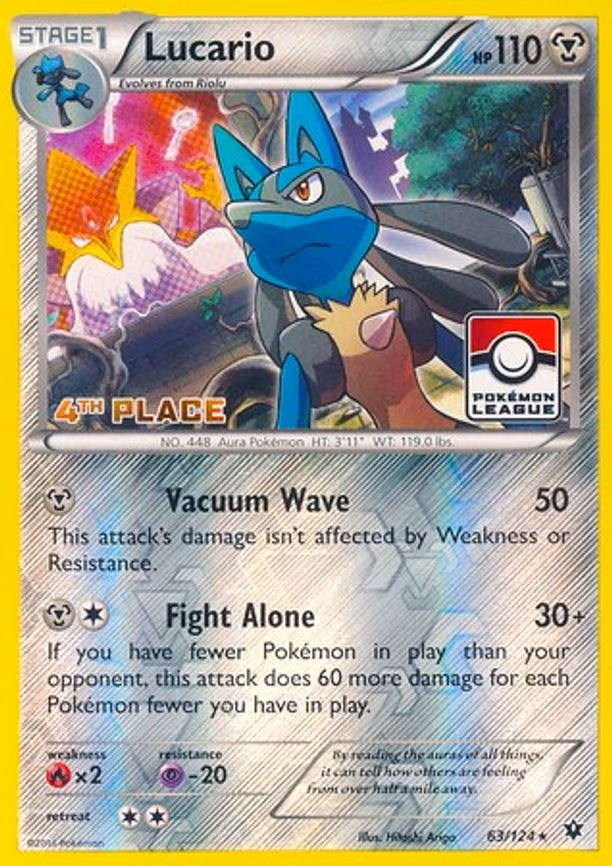 Lucario - 63/124 (Pokemon League)