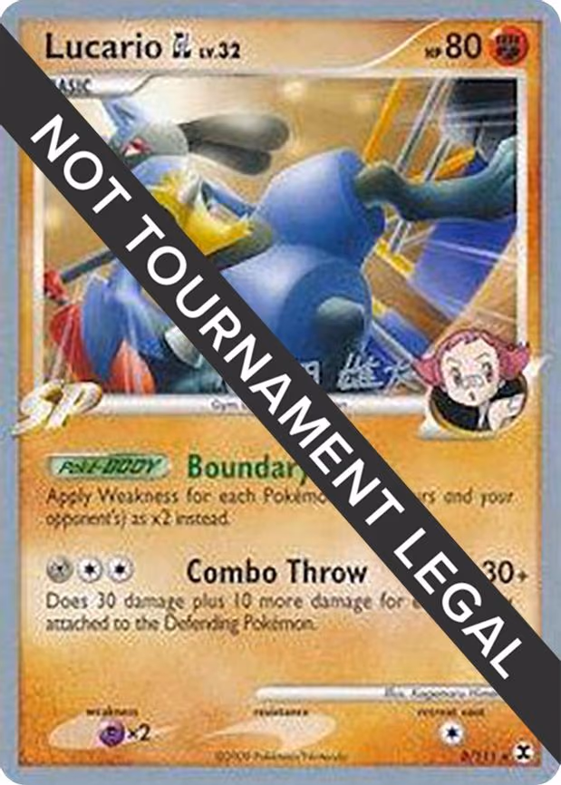 Lucario GL - 2010 (Yuta Komatsuda) - Rare (8/111)