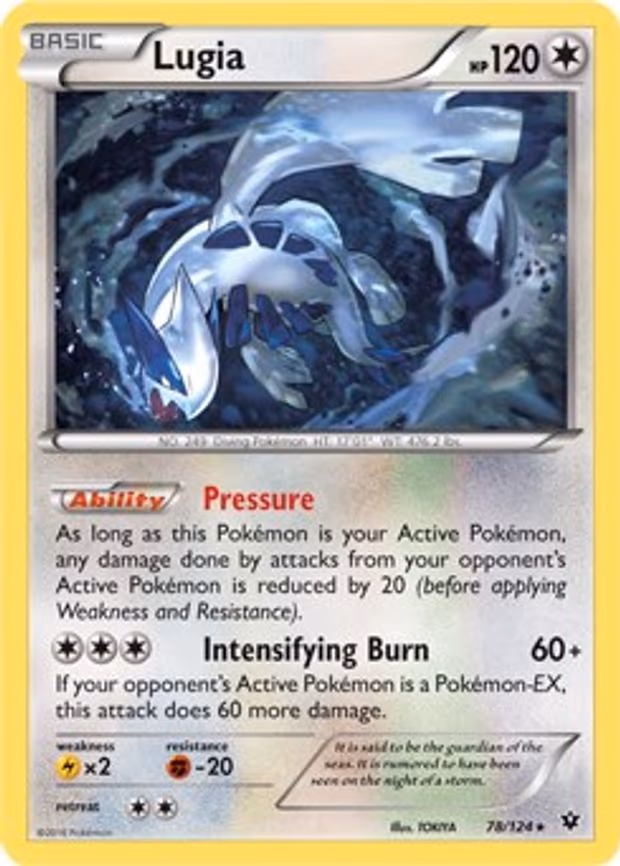 Lugia - 78/124 (XY Fates Collide) - Holo Rare (078/124)