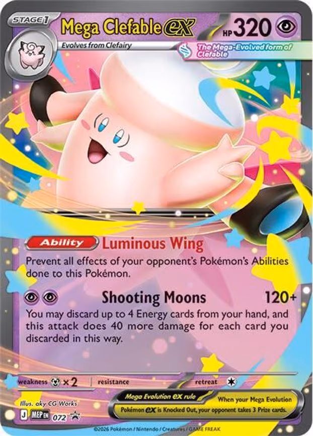 Mega Clefable ex - Promo (072)