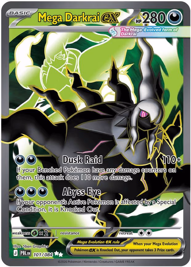 Mega Darkrai ex - Ultra Rare (101/084)