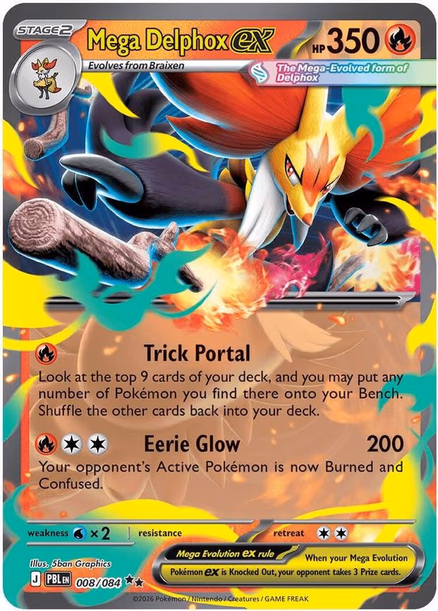 Mega Delphox ex - Double Rare (008/084)