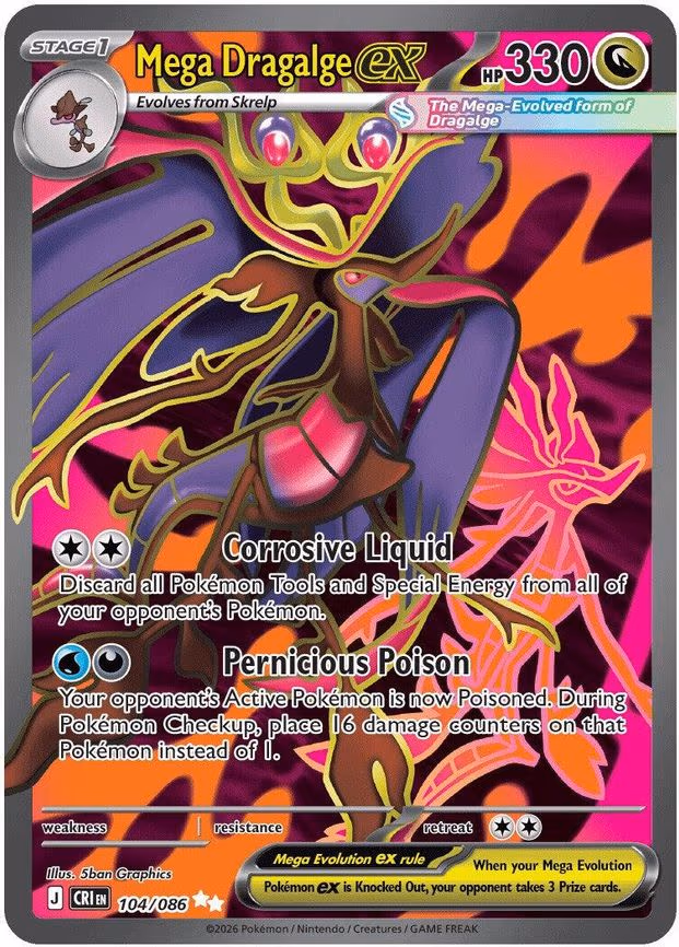 Mega Dragalge ex - Ultra Rare (104/086)